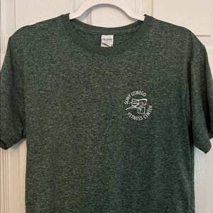 Gildan Dark Green Graphic T-Shirt
